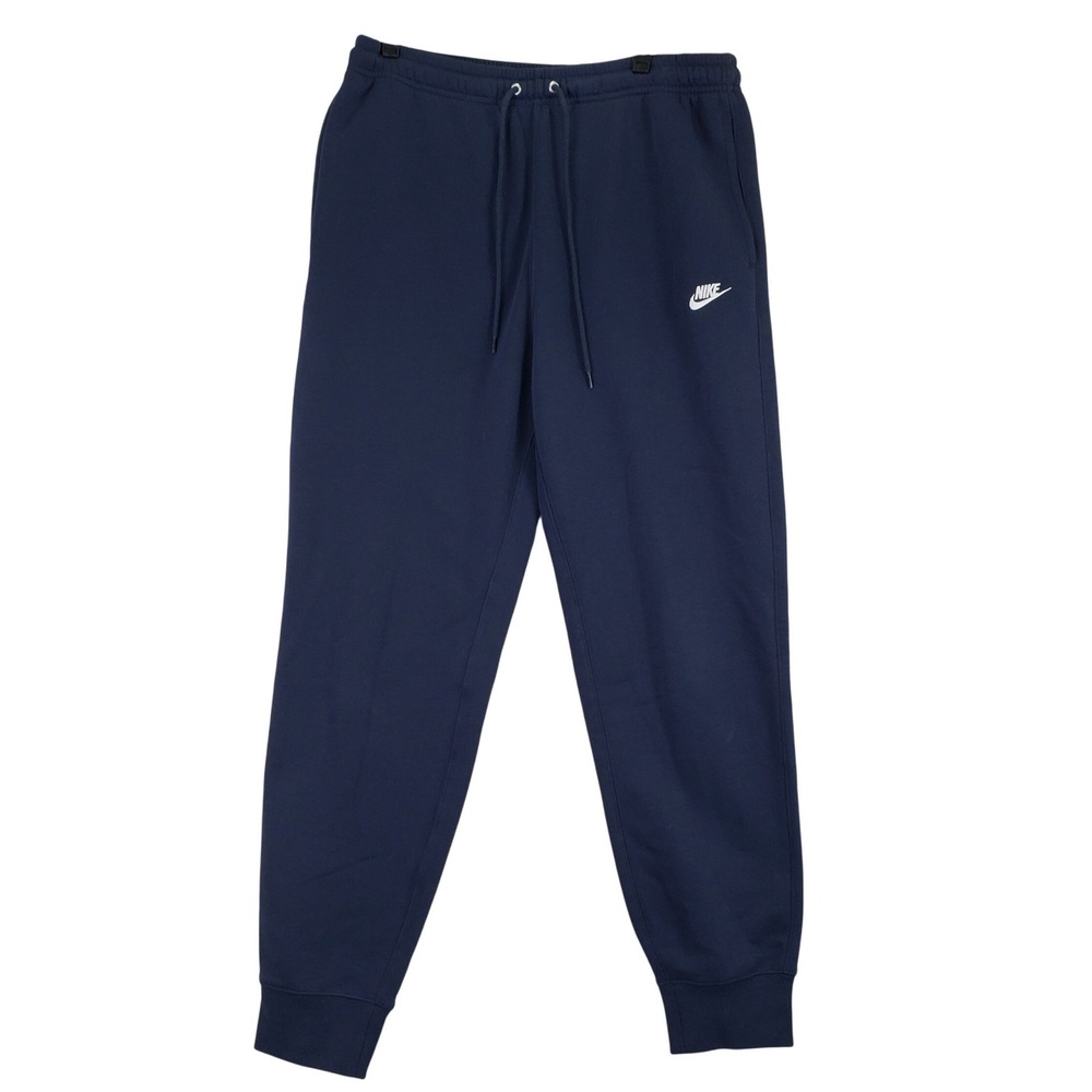 Nike Sportswear Club Fleece Joggers Mens Size M Navy Blue Athleisure Casual